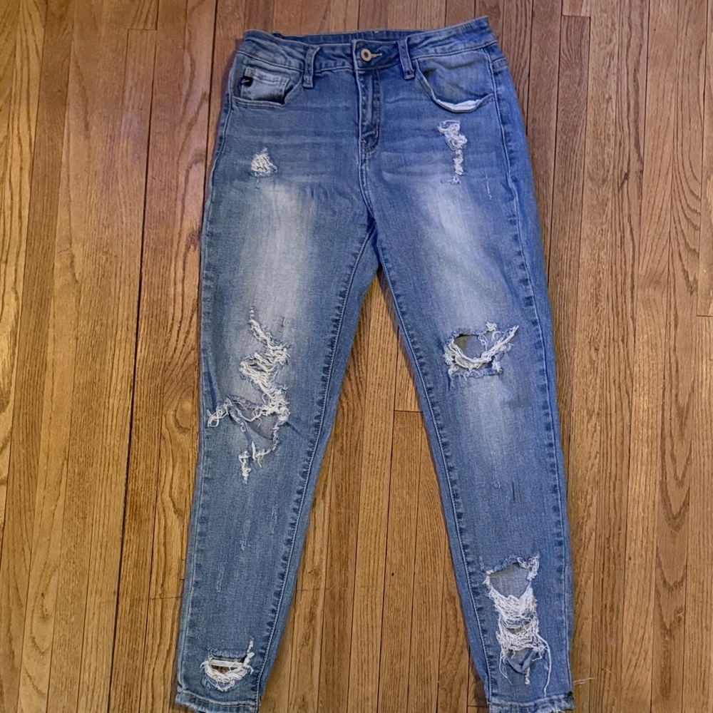 Kancan Distressed Blue Women's Jeans
